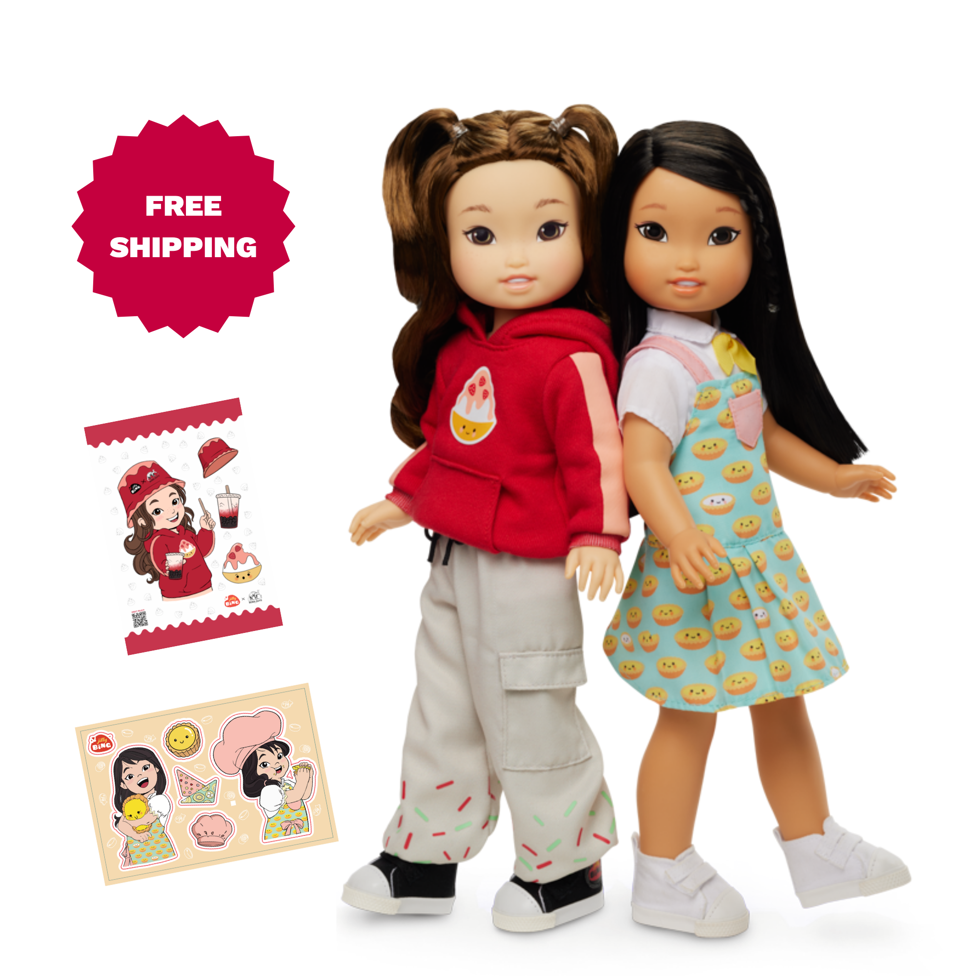 Best-Friends Doll & Sticker Bundle