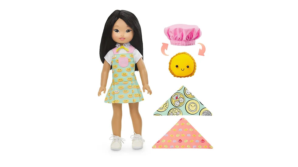 The Jilly doll with mix and match accessories