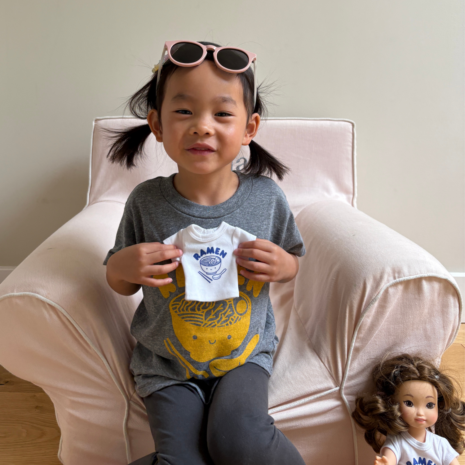 Mochi Kids Doll-Sized Ramen Tee by Jilly Bing PREORDER