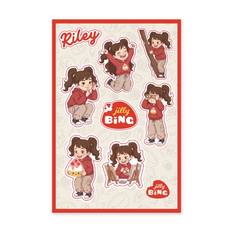 Jilly Bing Sticker Bundle ✨ Buy 3, Get 1 Free