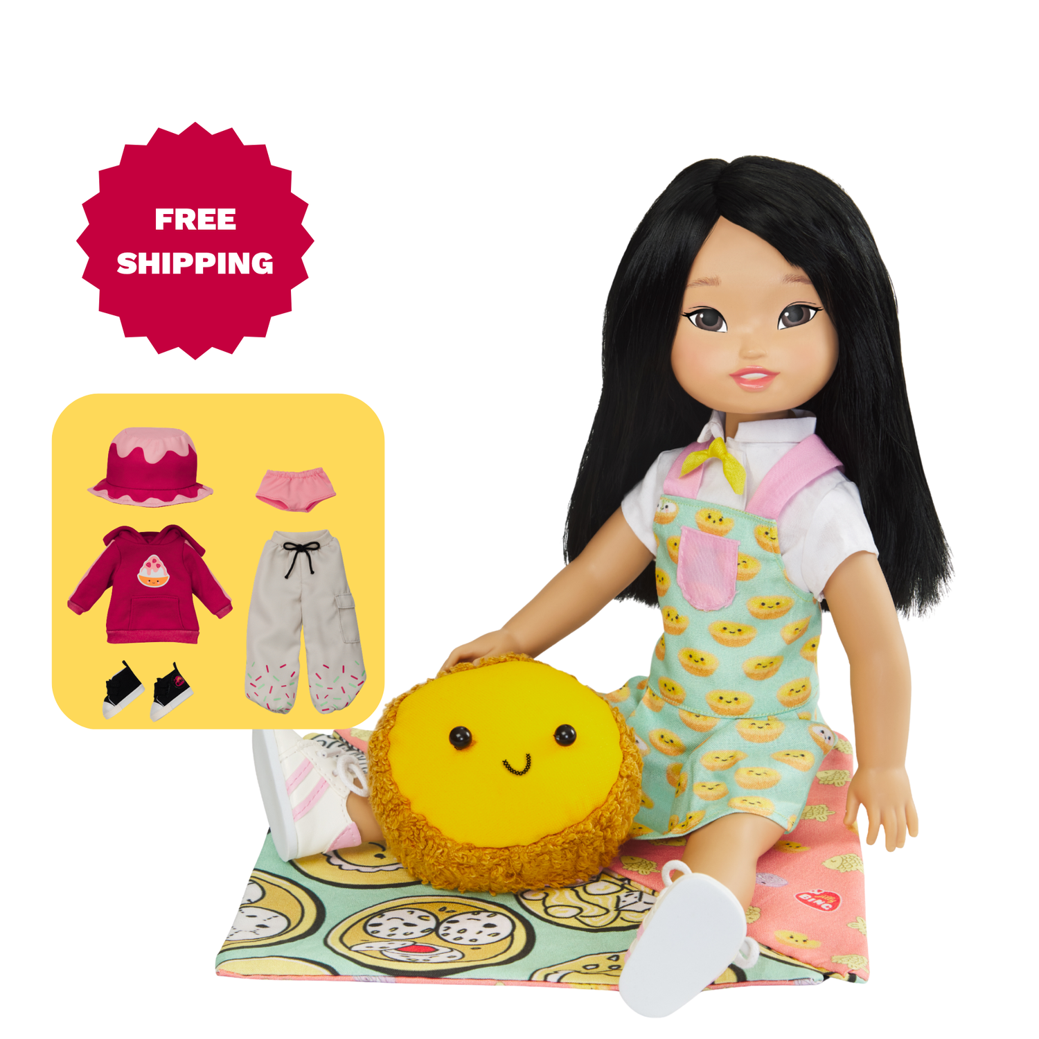 Jilly Doll Shaved Ice Adventure Outfit Bundle